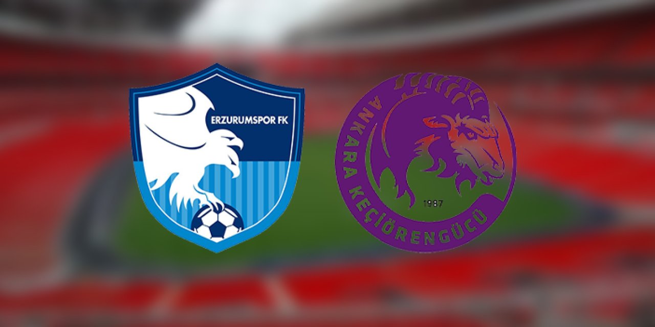 Erzurumspor - Keçiörengücü ile karşı karşıya gelecek