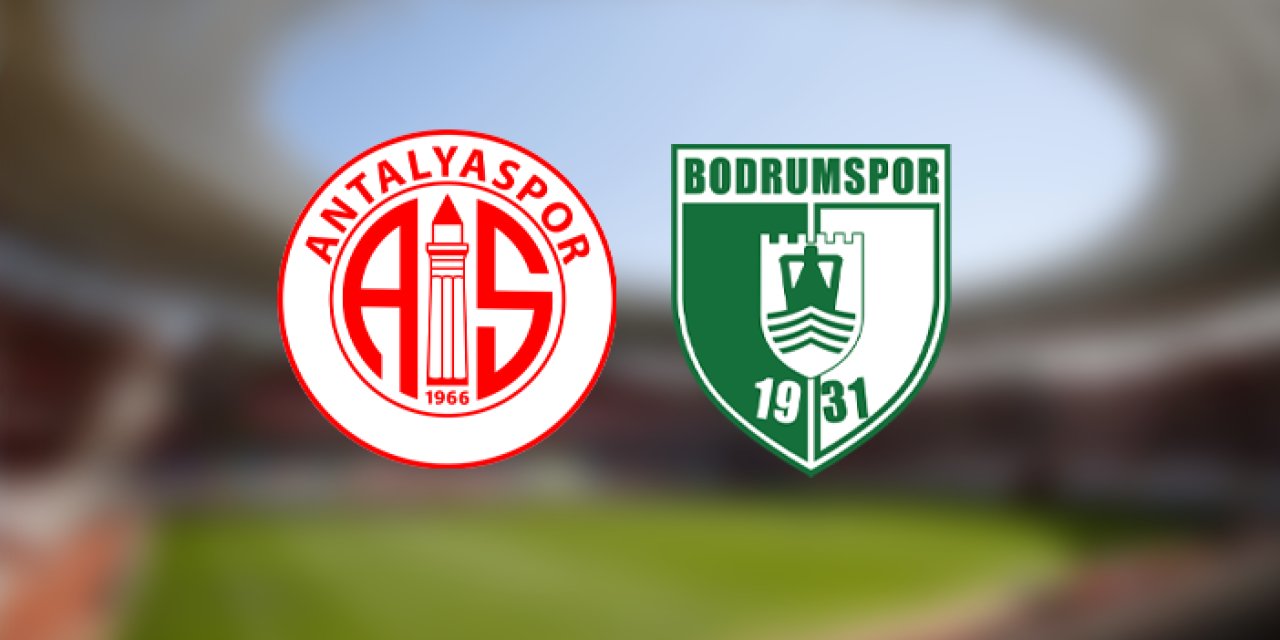 Antalyaspor - Bodrum FK ile karşı karşıya gelecek