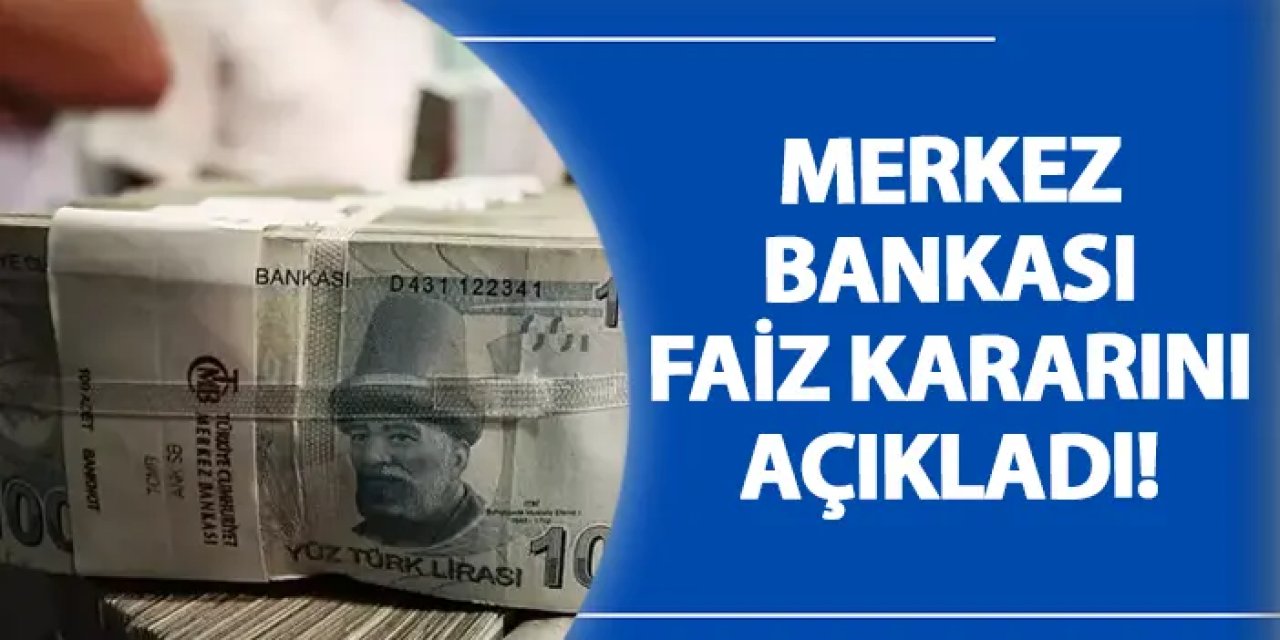 Merkez Bankası kasım ayı faiz kararını sabit bıraktı