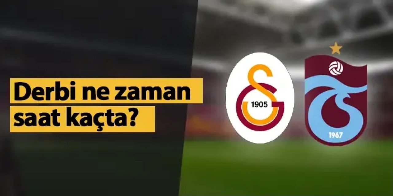 Trabzonspor'un Galatasaray'a konuk olacağı mücadele 16 Aralık Pazartesi günü 21.00'de