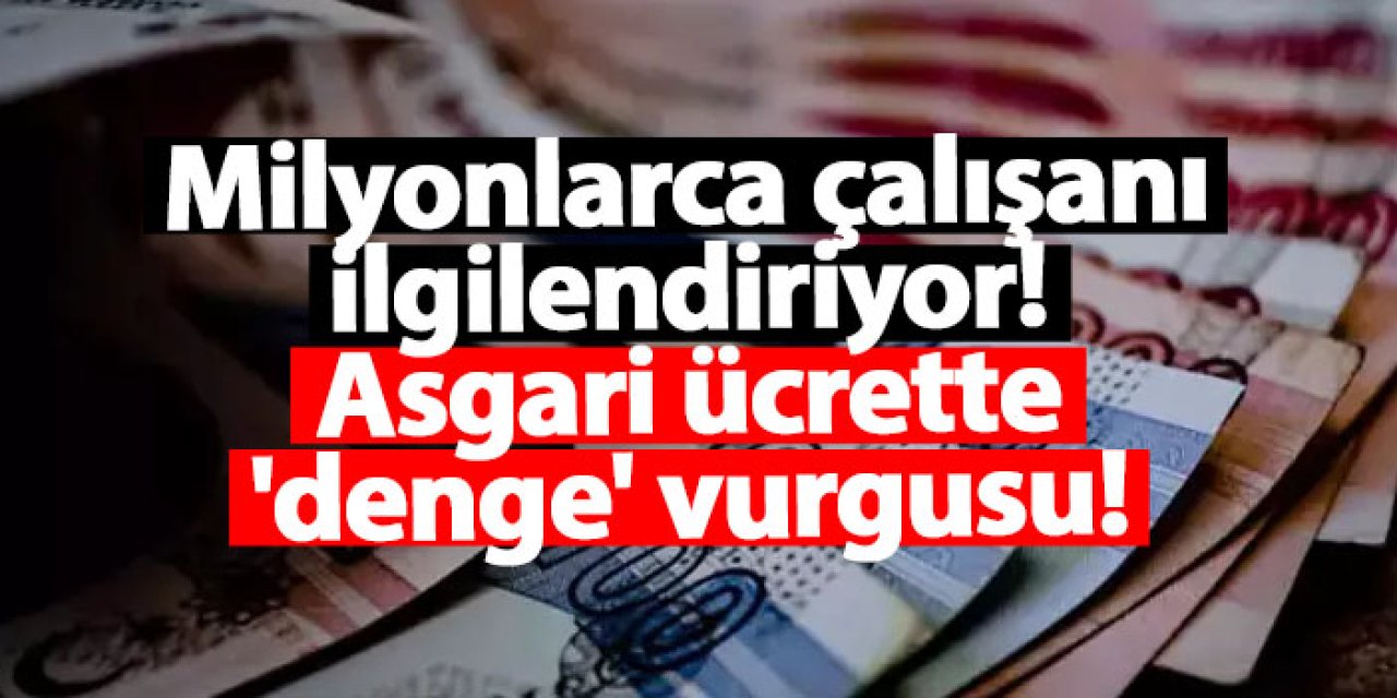 Cevdet Yılmaz’dan asgari ücret açıklaması: "Denge Sağlanacak!"