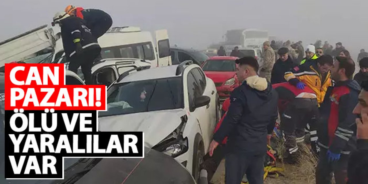 Van'da zincirleme trafik kazası! Ölü ve yaralılar var