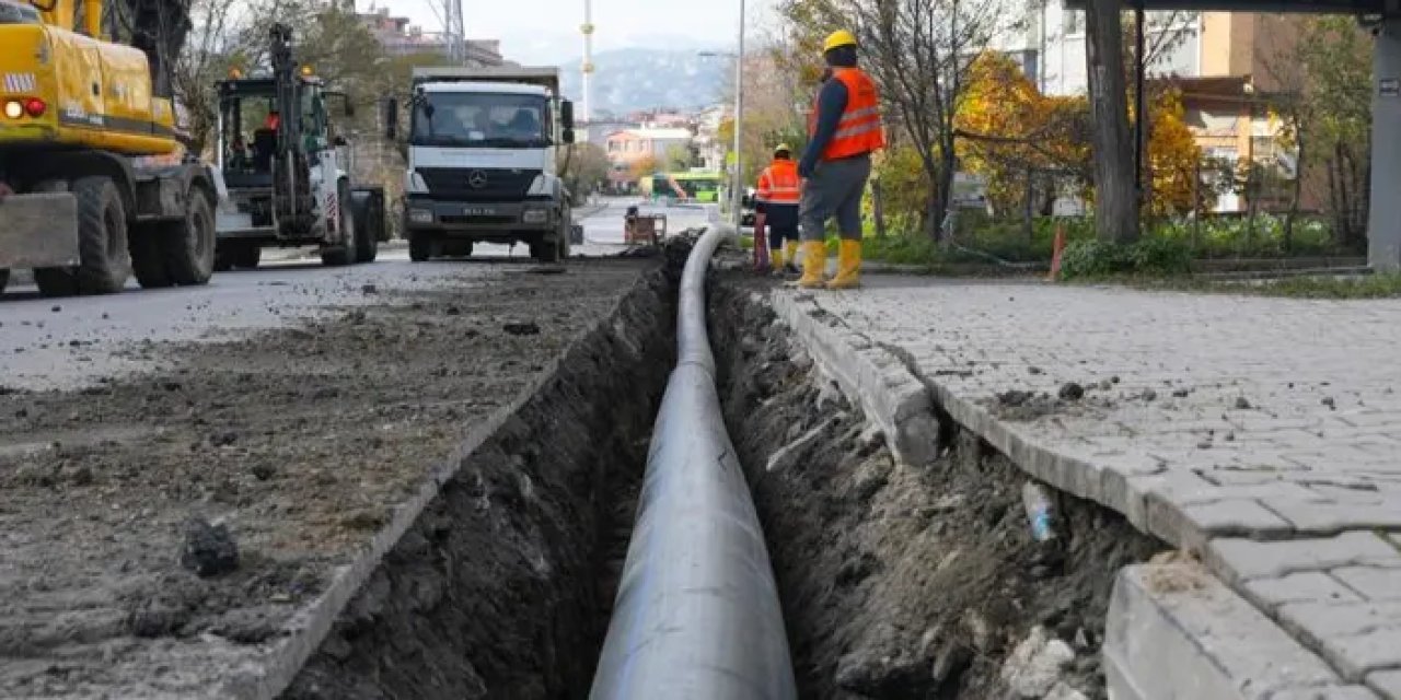Samsun’da İlkadım’a içme suyu terfi hattı