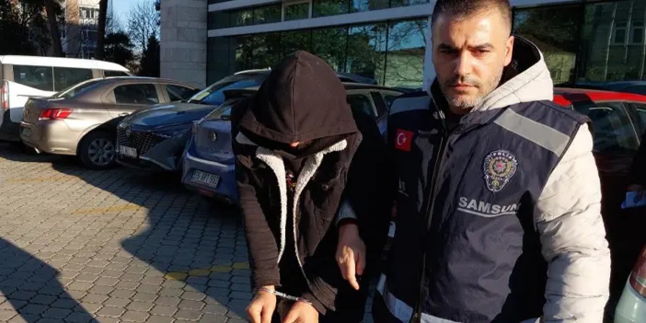Samsun’da parkta arkadaşını bıçakladı! Tutuklandı
