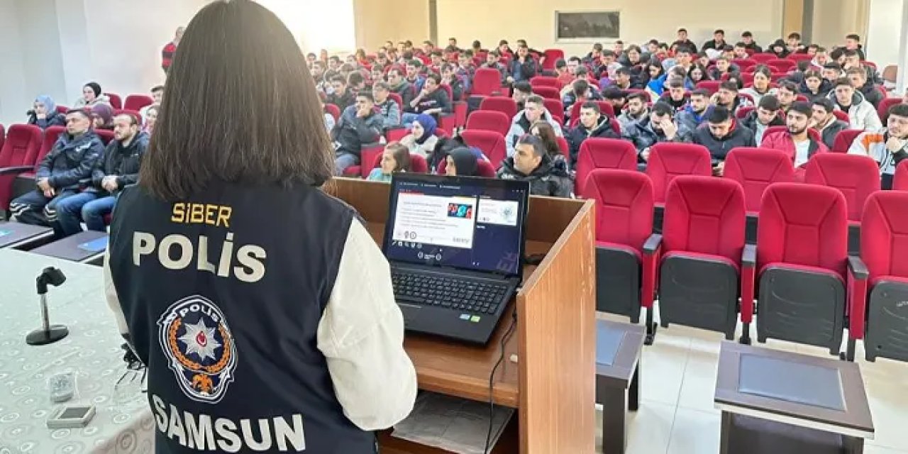 Samsun Kavak’ta öğrencilere siber güvenlik eğitimi!