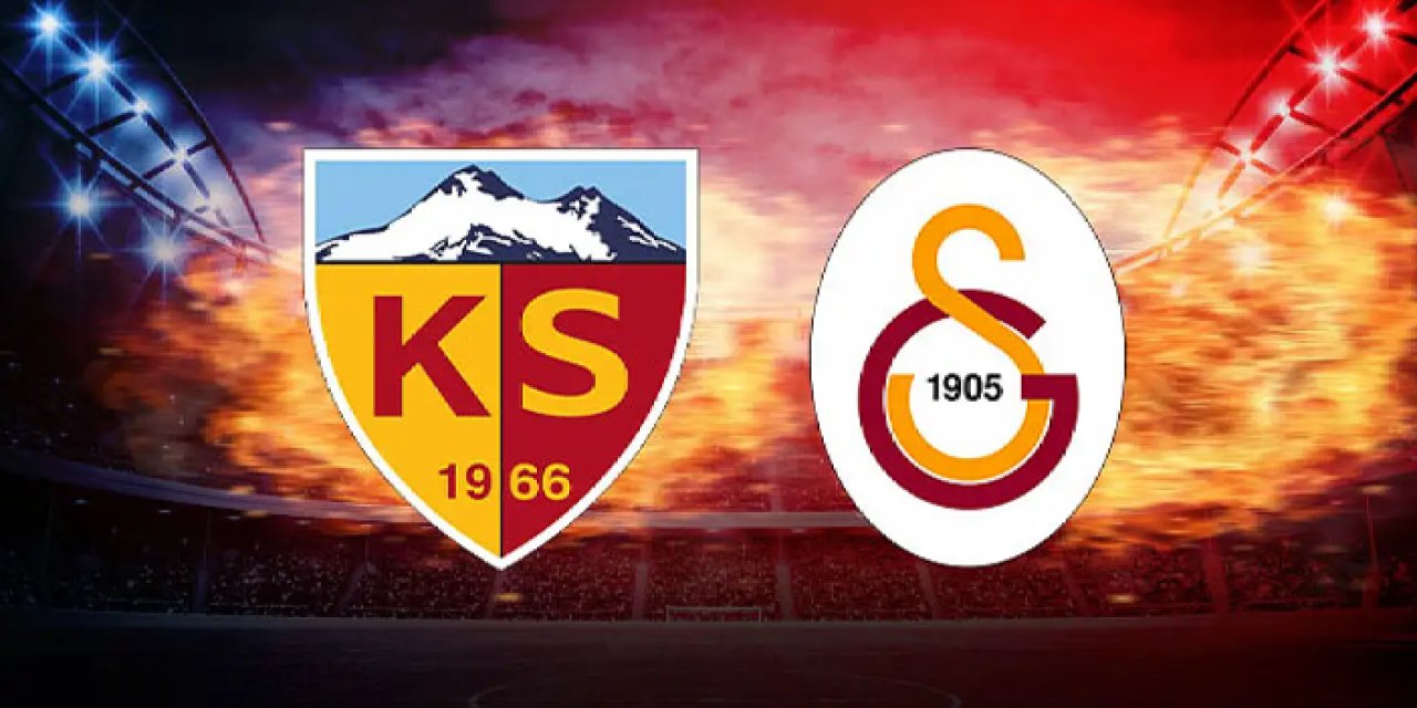 Kayserispor - Galatasaray ile karşı karşıya geliyor