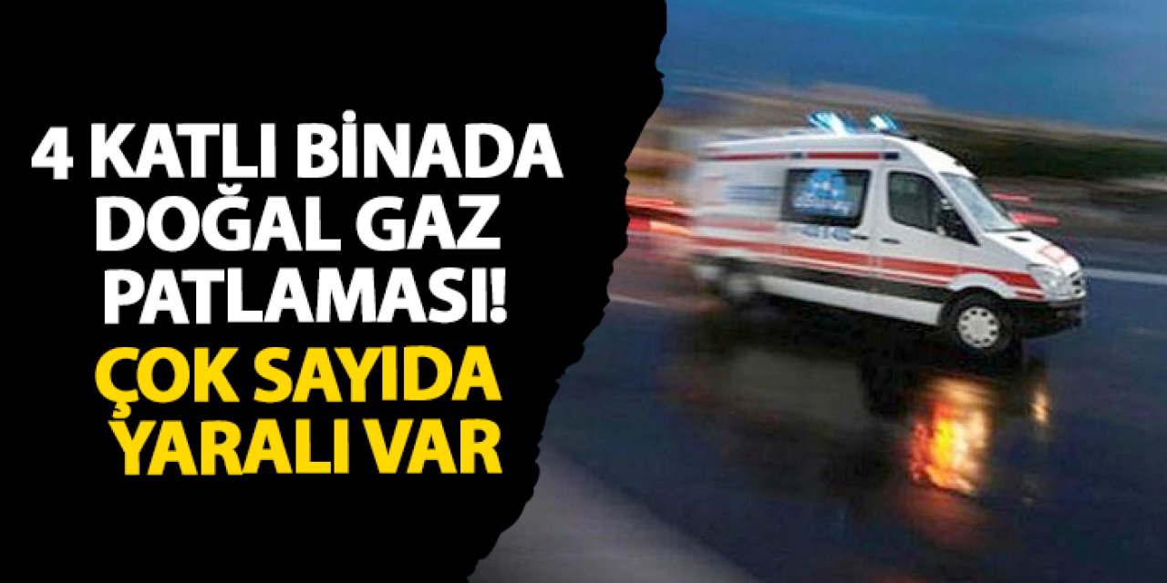 Kocaeli’nde 4 katlı binada doğal gaz patlaması! Çok sayıda yaralı var