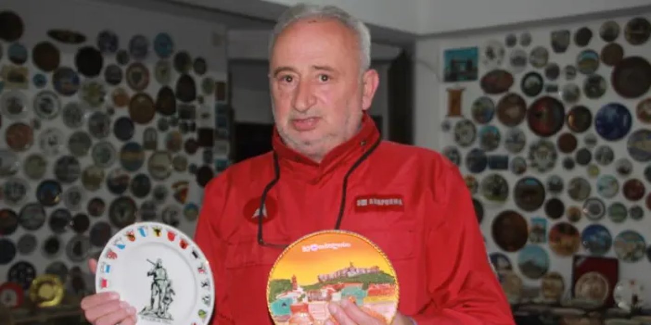 Ordulu inşaat mühendisinden bin tabaklı koleksiyon!