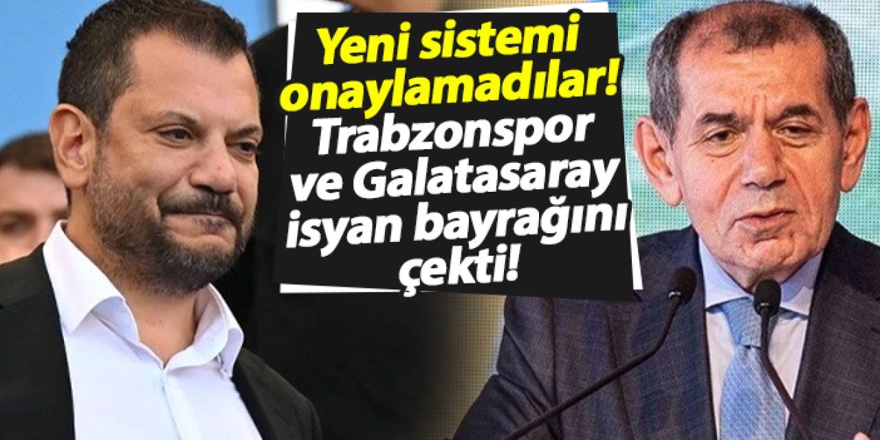 Danışma kurulu tartışma çıkardı! Trabzonspor ve Galatasaray isyan bayrağını çekti!