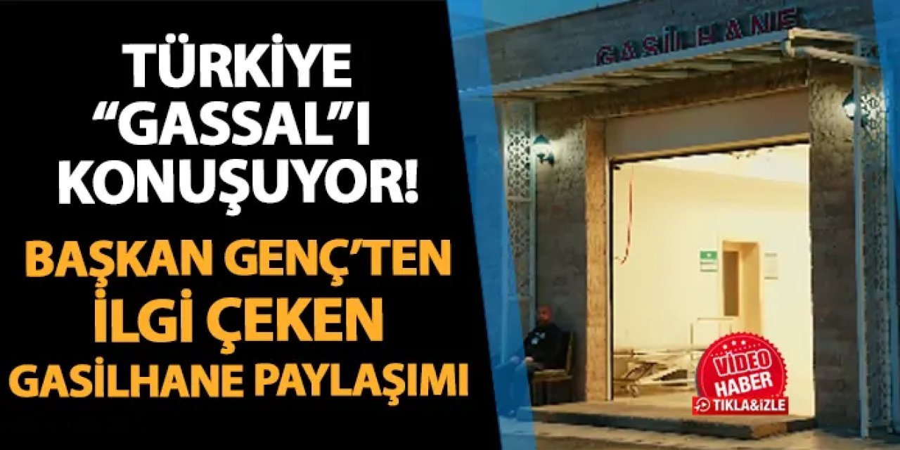 Türkiye "Gassal"ı konuşuyor! Trabzon'da Başkan Genç'ten ilgi çeken gasilhane paylaşımı