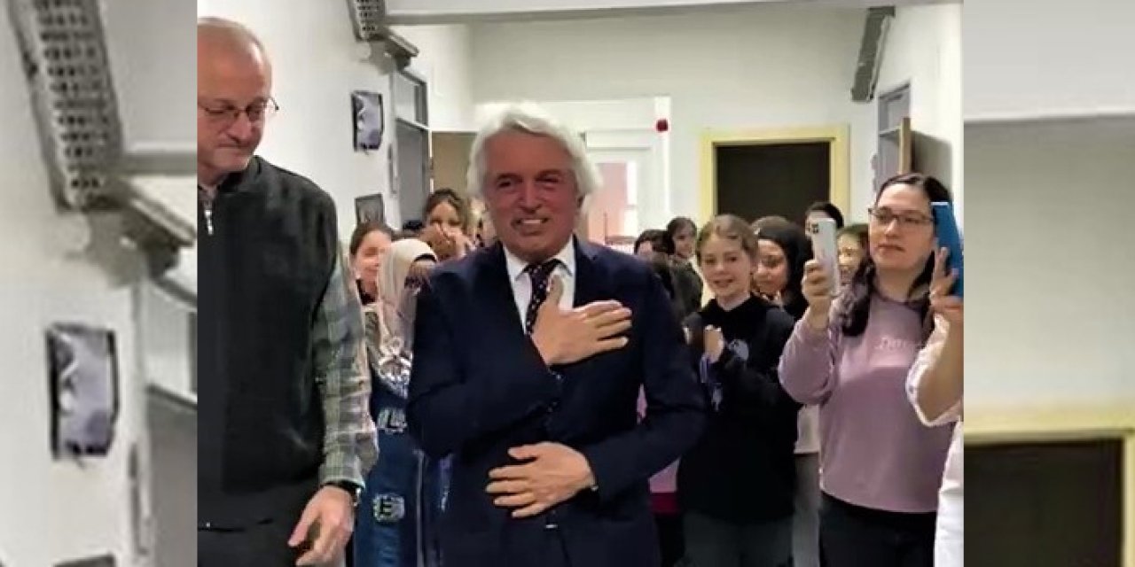 Samsun'da emekliye ayrılan öğretmene duygulandıran sürpriz