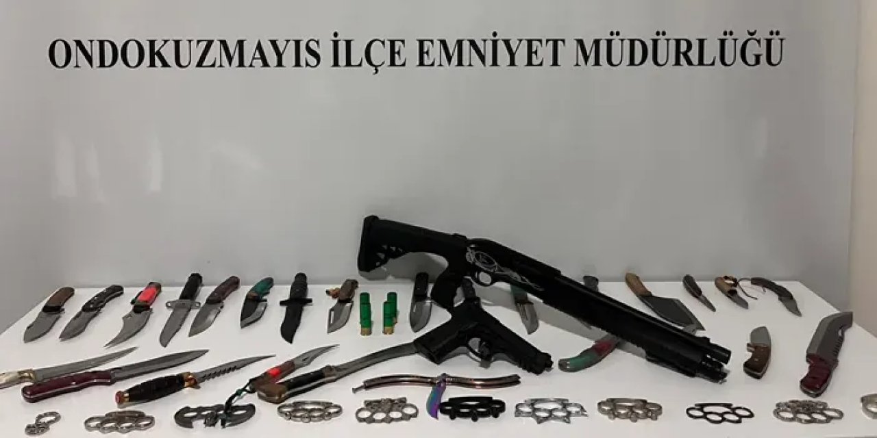 Samsun’da sosyal medyadan bıçak satan şahıs yakayı ele verdi