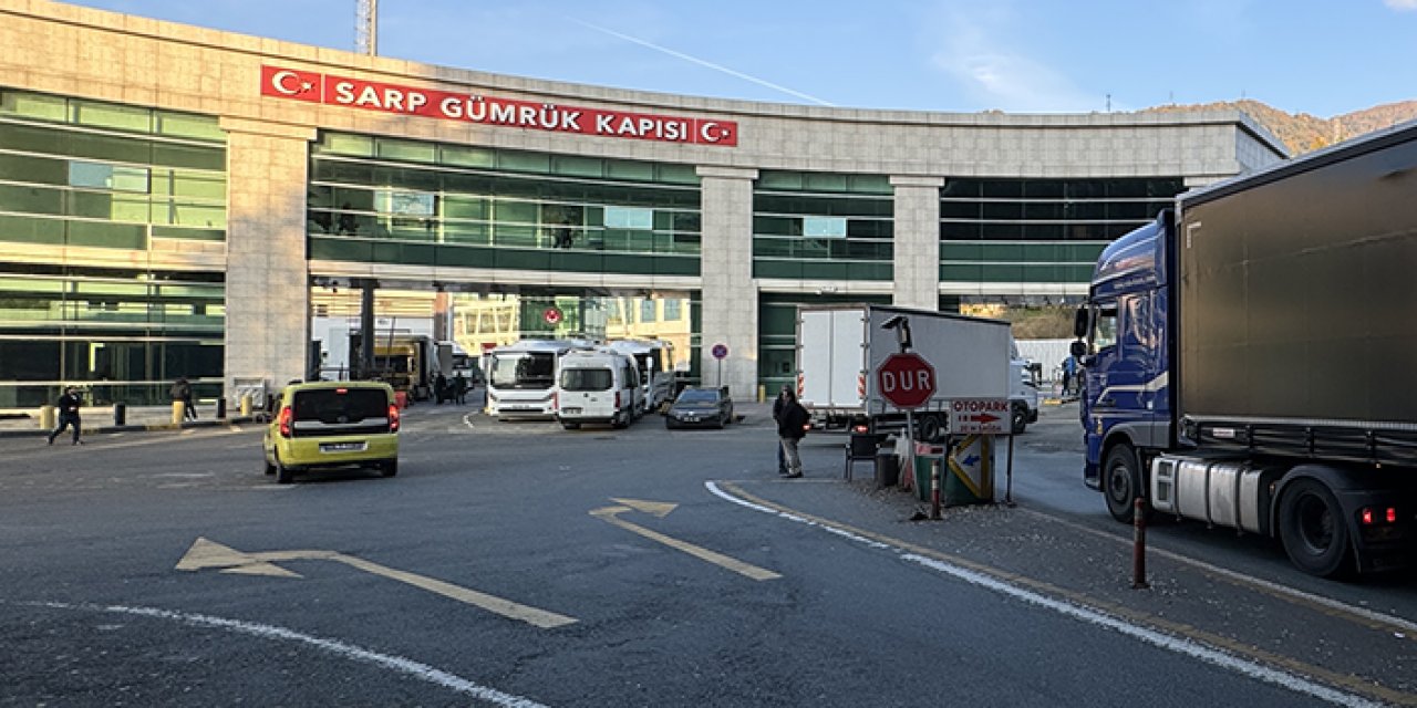 Sarp Sınır Kapısı'nda rekor kırıldı!