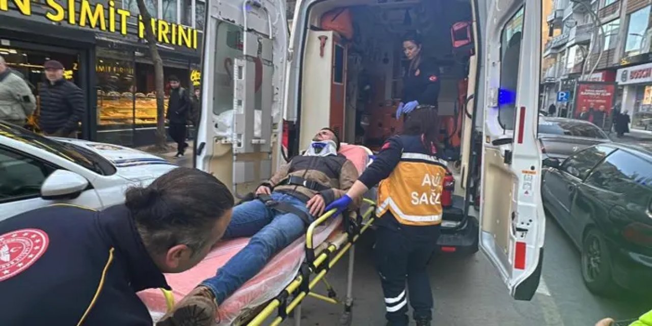 Samsun’da trafiğe kapatılan caddede kaza! Yaralı var