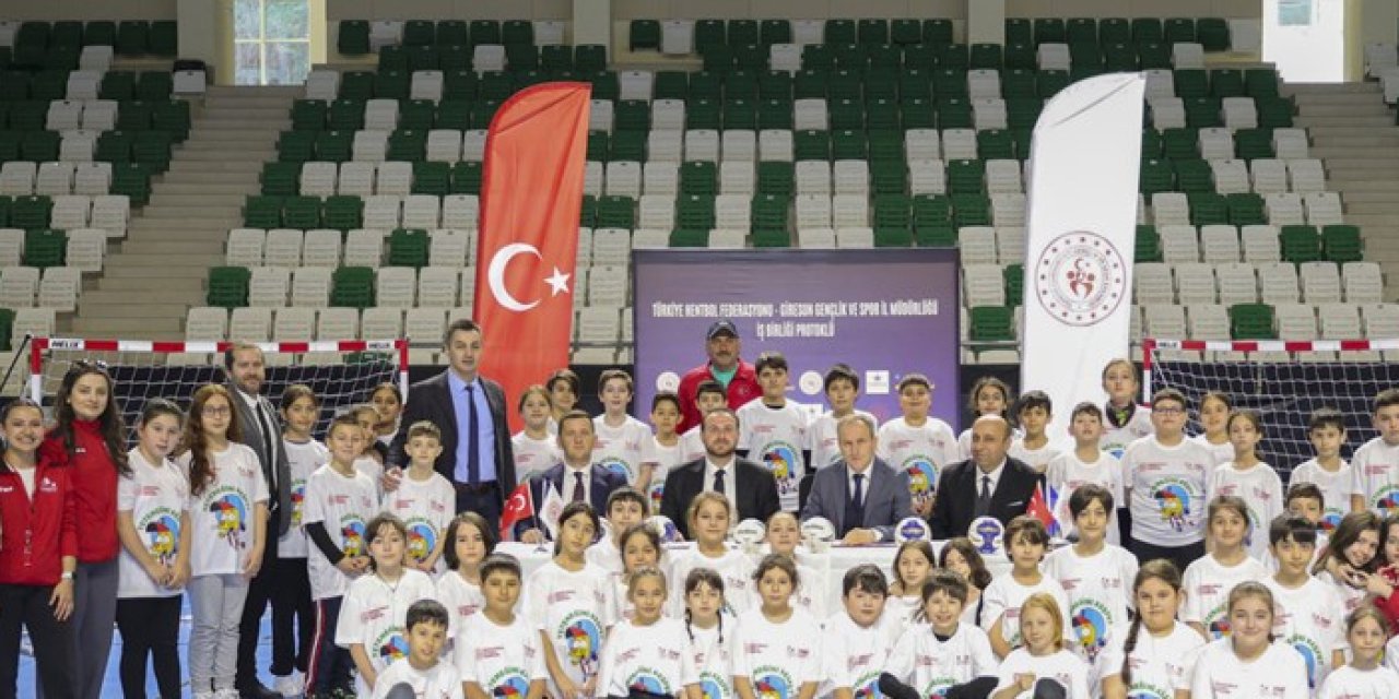 Giresun'da "Hentbol Gelişim Programı" için protokol