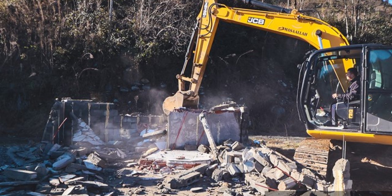 Rize İl Özel İdaresinden izinsiz yapılarla ilgili açıklama: