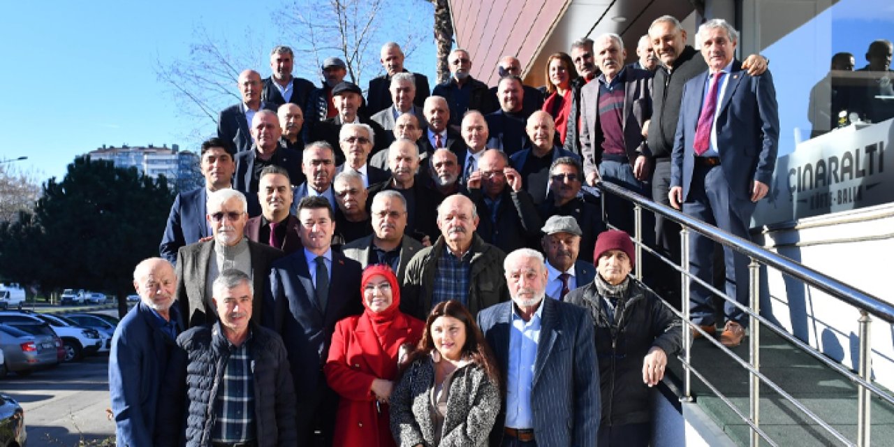 Başkan Kaya, Ortahisar'da eski muhtarlarla buluştu