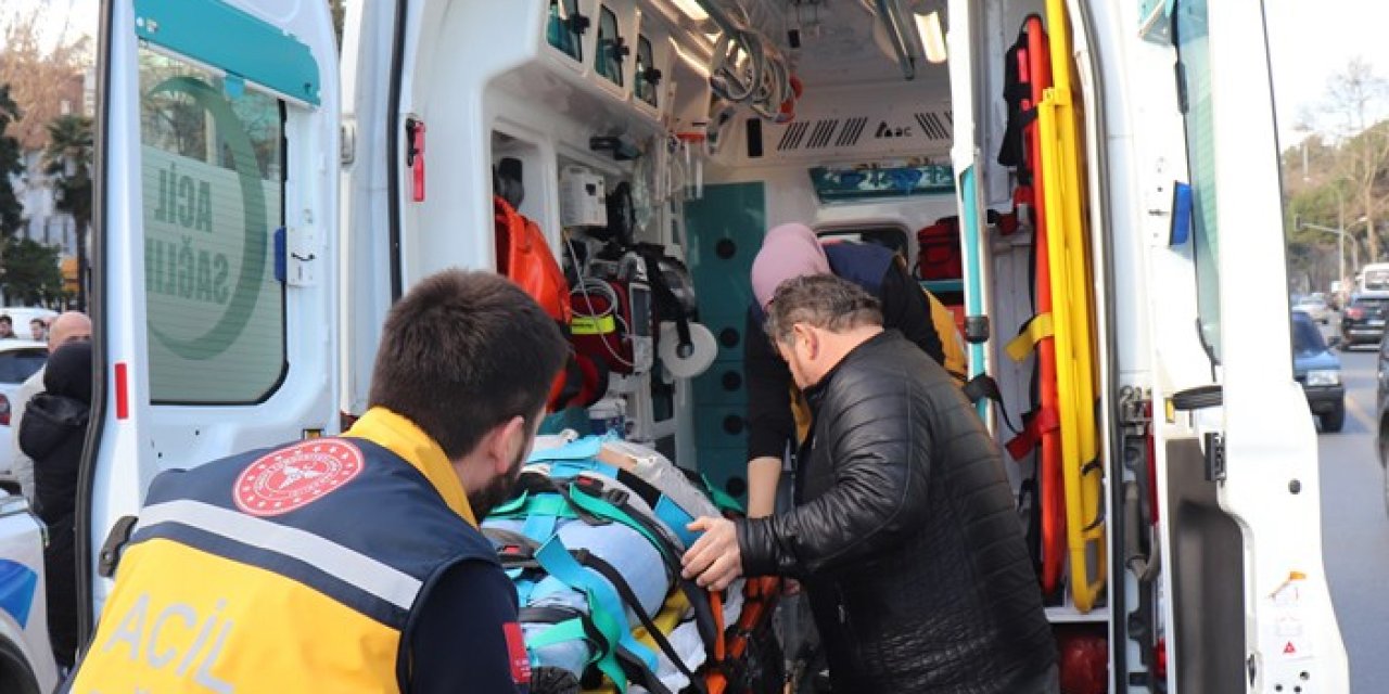 Ordu'da otomobil ile çarpışan motosiklet sürücüsü yaralandı