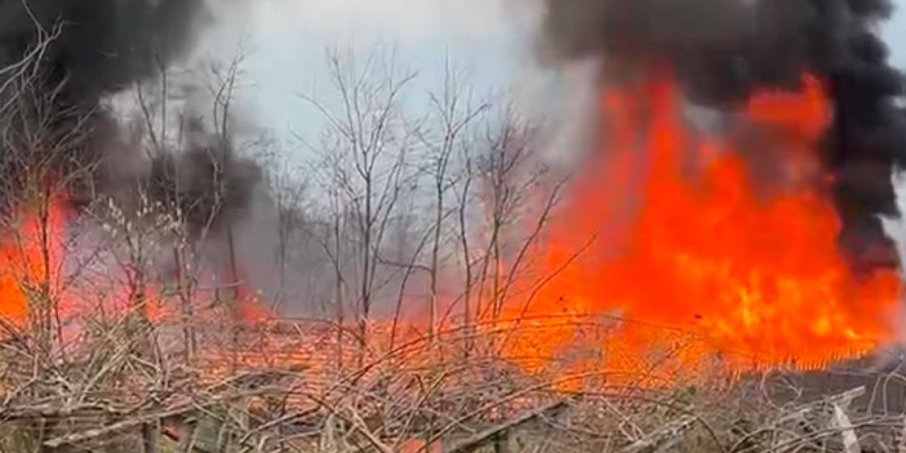 Ordu'da iş yeri yangı! Alevler depoya sıçradı