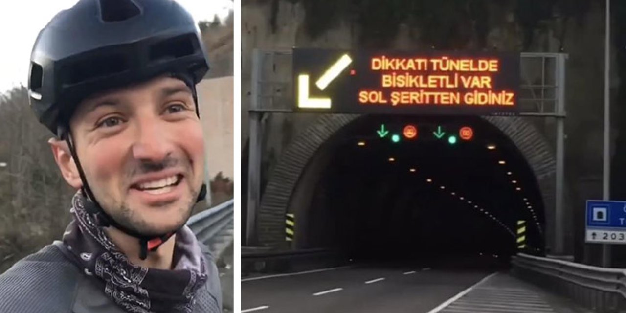 Ordu’da bisiklet dostu tabela Rus turistin gönlünü fethetti!