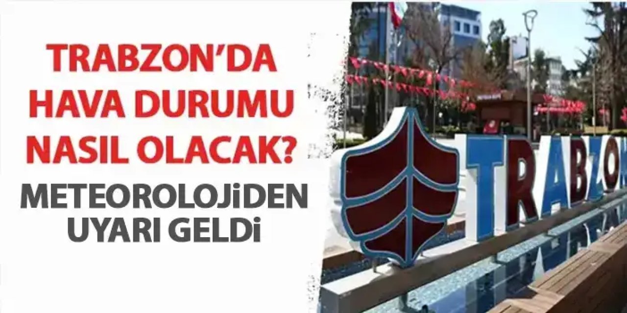 Trabzon Hava durumu 13.01.2025