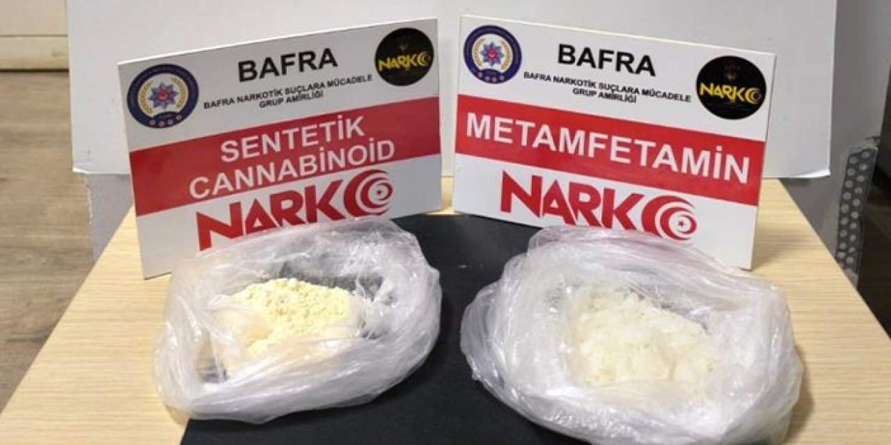 Samsun'da zehir operasyonu! 3 şahıs tutuklandı