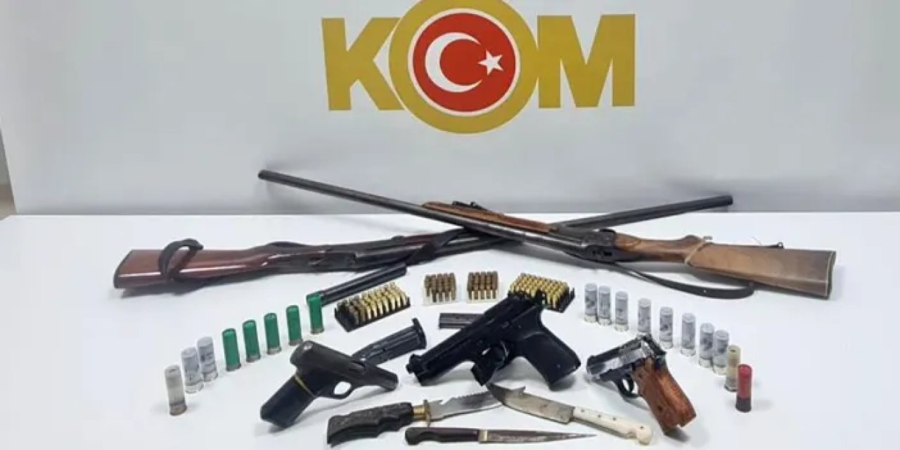 Samsun’da silah ele geçirildi!