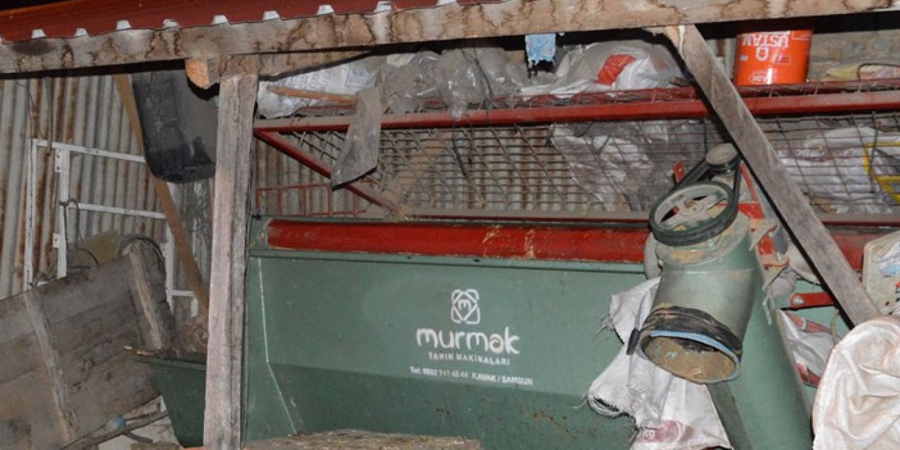 Samsun'da yem karma makinesine kapılan kişi öldü