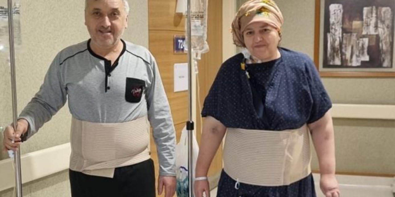 Giresun’da 31 yıllık evlilikte en anlamlı hediye: Eşine böbreğini bağışladı