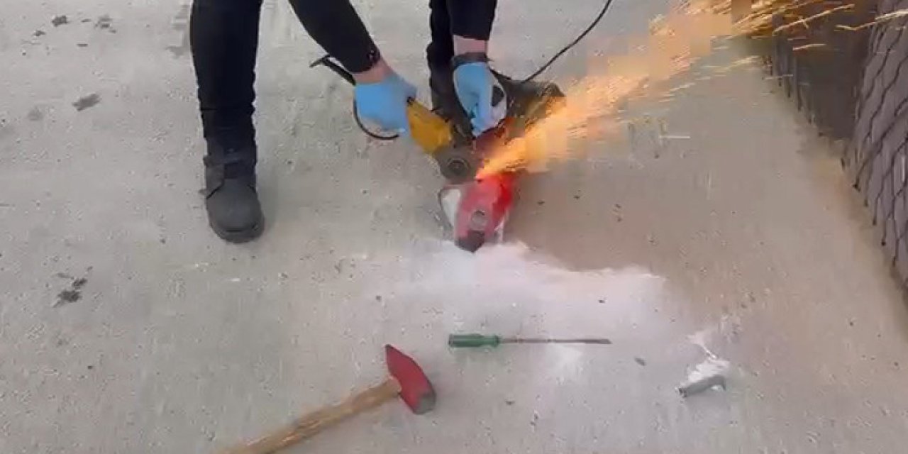 Samsun’da tır operasyonu: Yangın tüpünden uyuşturucu çıktı!