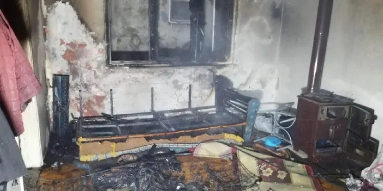 Ordu'da yangında mahsur kaldı! Korkulan olmadı