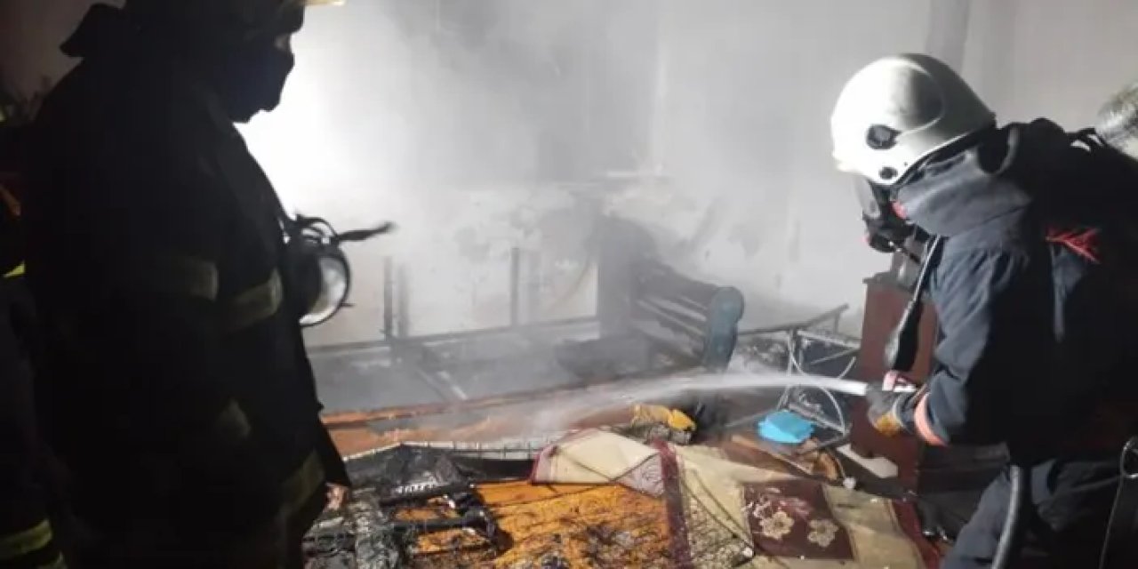 Ordu’da korkutucu anlar! Yangında mahsur kaldı