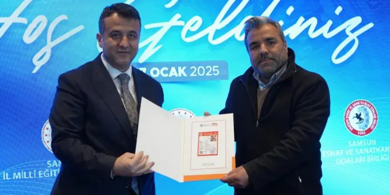 Samsun Taksi uygulaması hayata geçiyor! Sürücüler belgelerini aldı