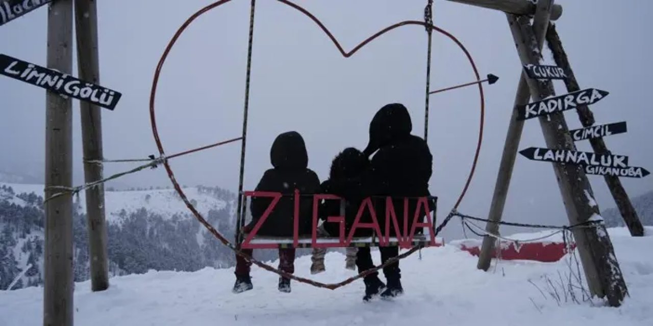 Gümüşhane’de Zigana Dağı’na sömestr tatilinde akın!