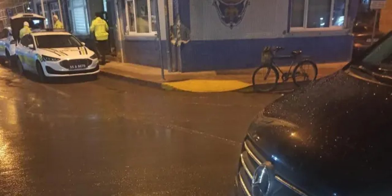 Samsun’da alkollü bisiklet sürücüsü cezayı yedi!