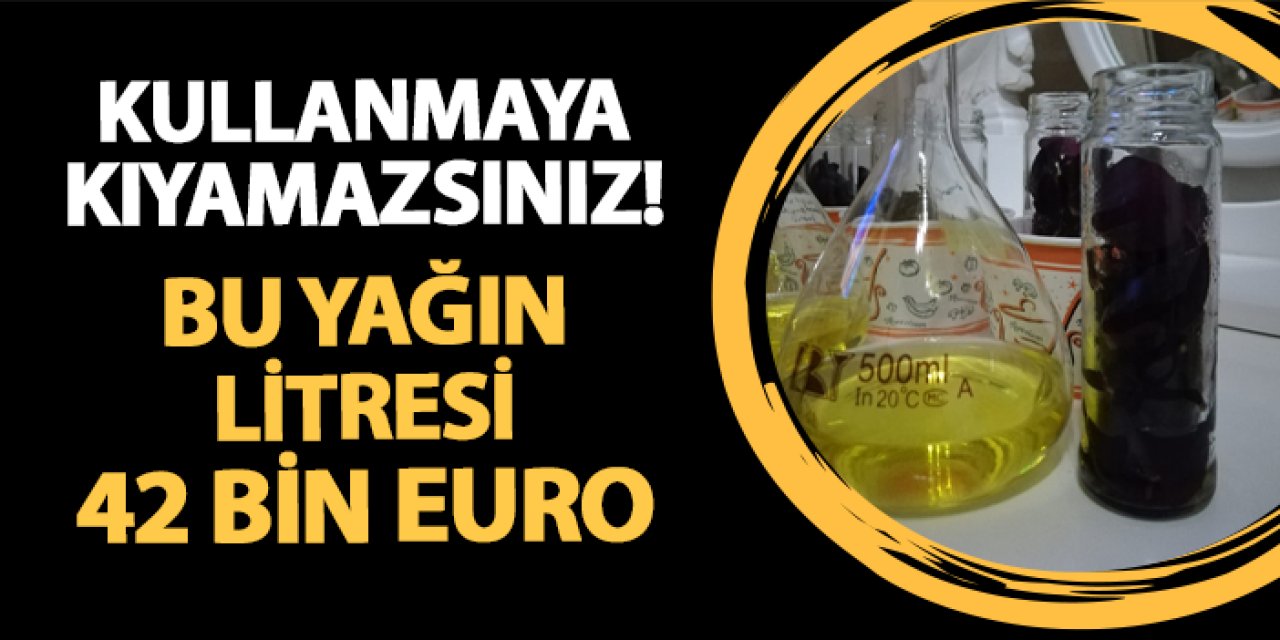 Fiyatını gören duyan şaşırıyor! Bu yağın litresi 42 bin Euro