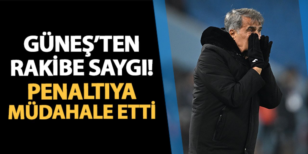Trabzonspor'da Güneş'ten rakibe saygı! Penaltıya müdahale etti ve...
