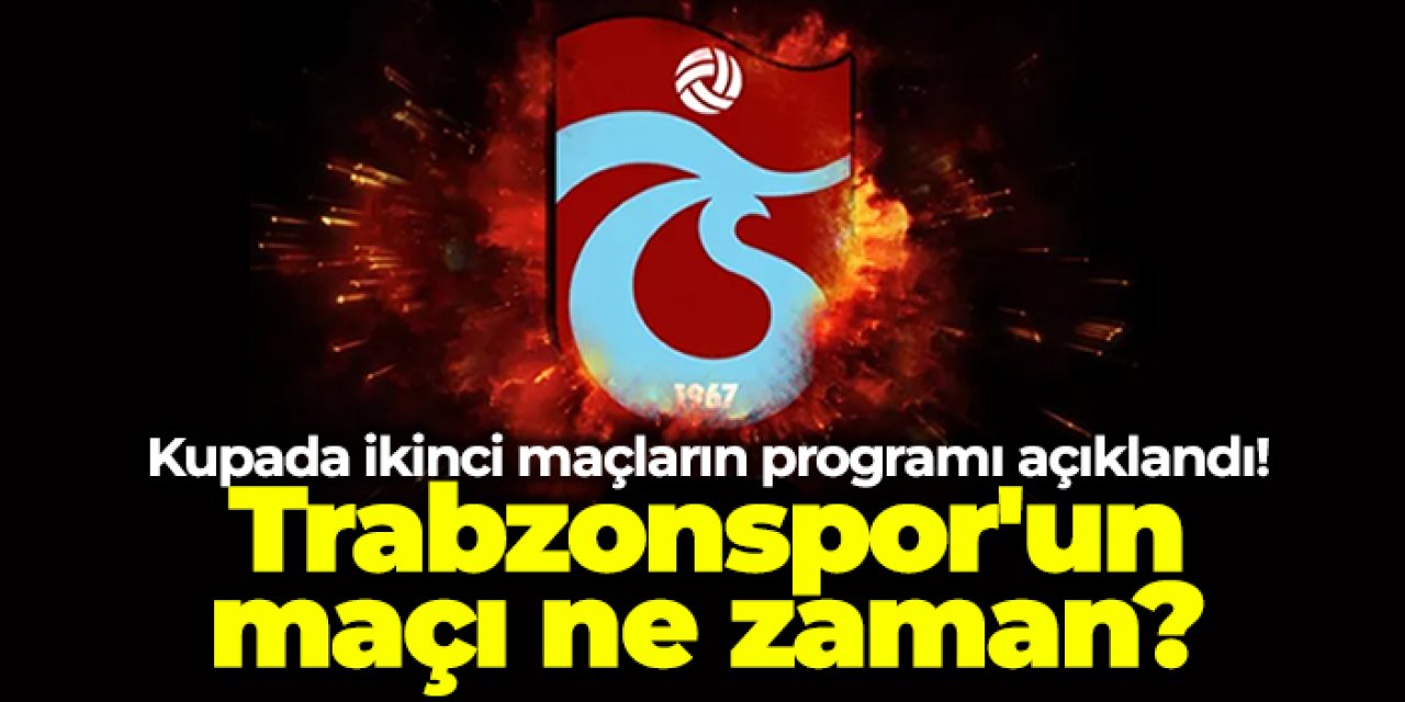 Türkiye Kupası'nda 2. grup maçlarının programı açıklandı! 5 Şubat Çarşamba günü saat 13.00