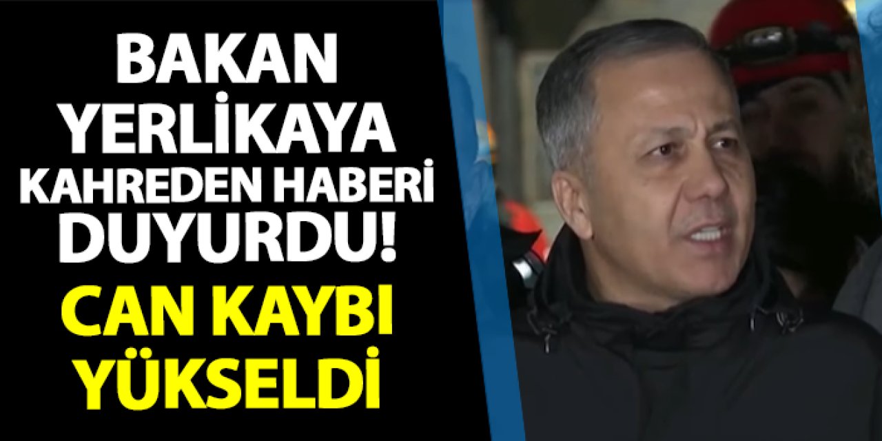 Bakan Yerlikaya: "Yangındaki can kaybı 76'ya yükseldi"