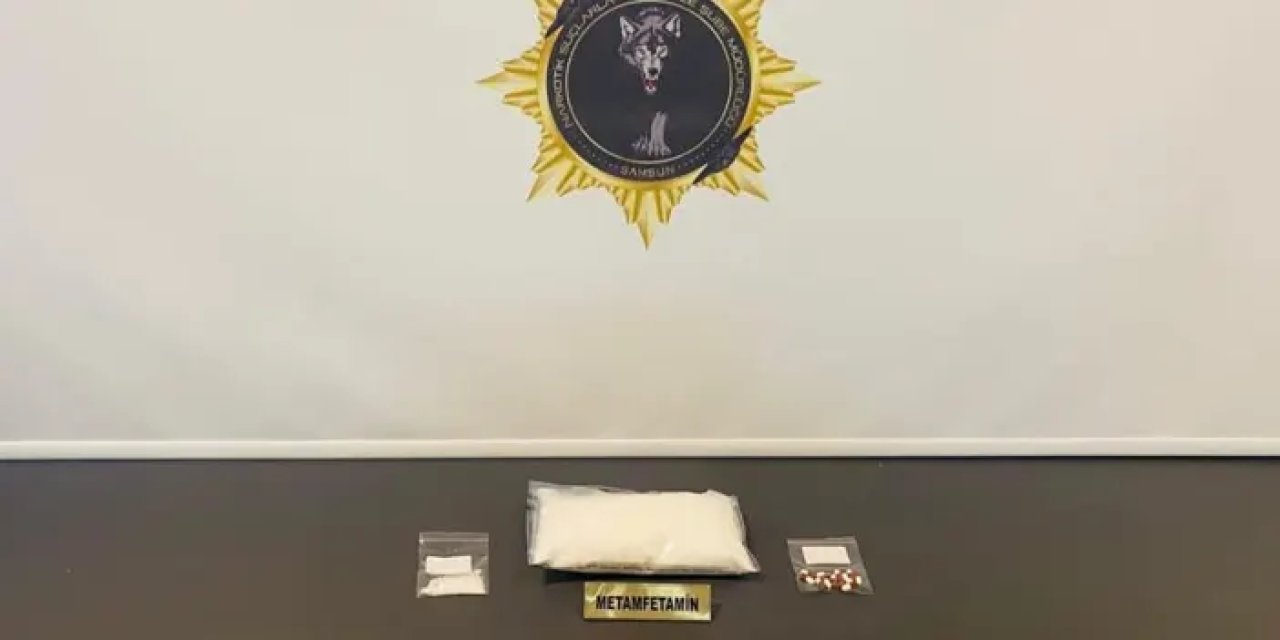 Samsun’da uyuşturucu operasyonu! 1 kilo metamfetamin ele geçirildi