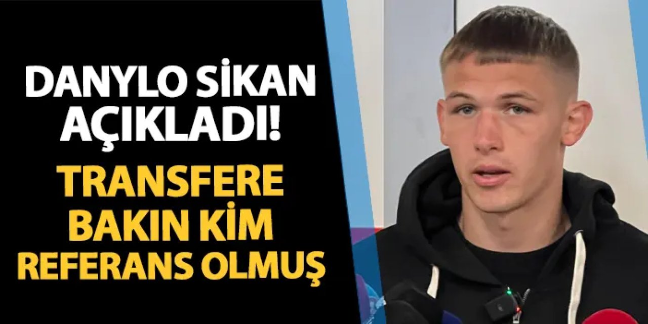 Sikan açıkladı! Trabzonsporlu oyuncu transferde referans olmuş