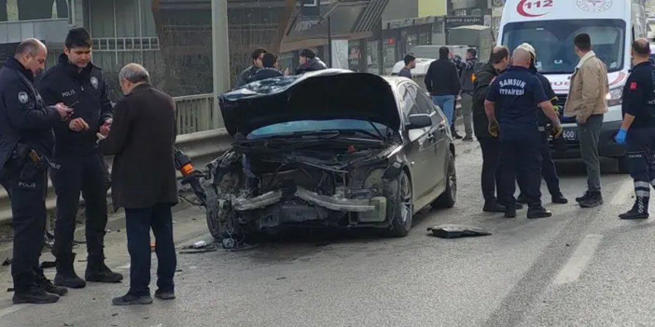 Samsun’da zincirleme trafik kazası! Yaralılar var
