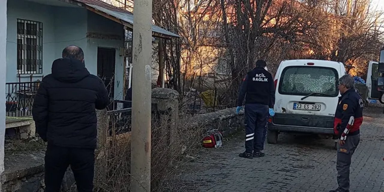 Elazığ'da şok olay! Evinin önünde cesedi, bahçede mezar taşı bulundu