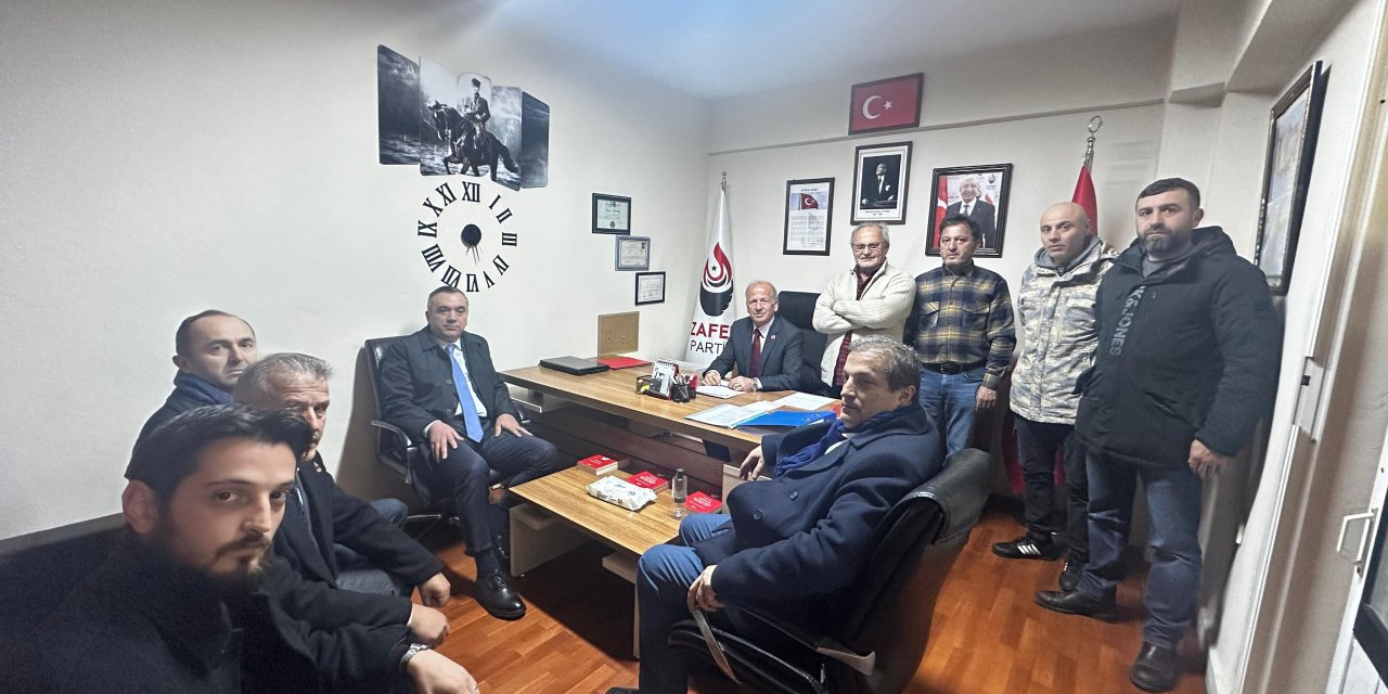 Trabzon'da İYİ parti'den Zafer Partisi'ne destek ziyareti