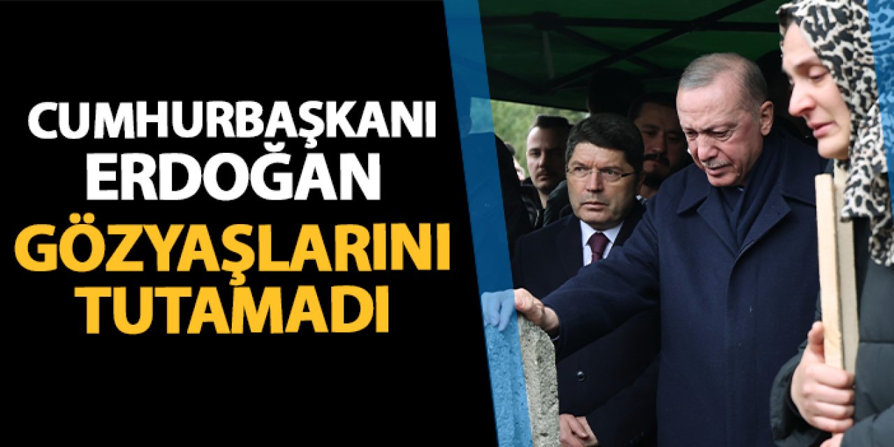 Cumhurbaşkanı Erdoğan gözyaşlarını tutamadı