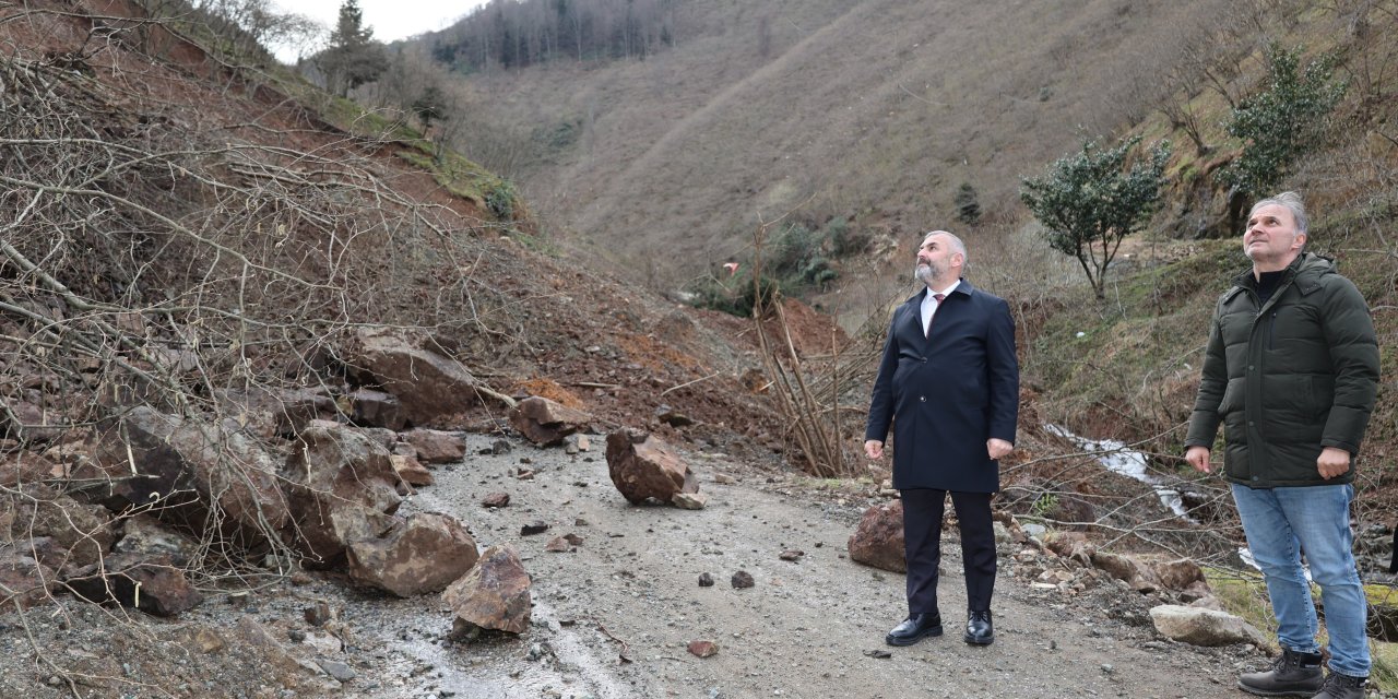 Trabzon'da heyeşan sonrası belediye başkanından inceleme