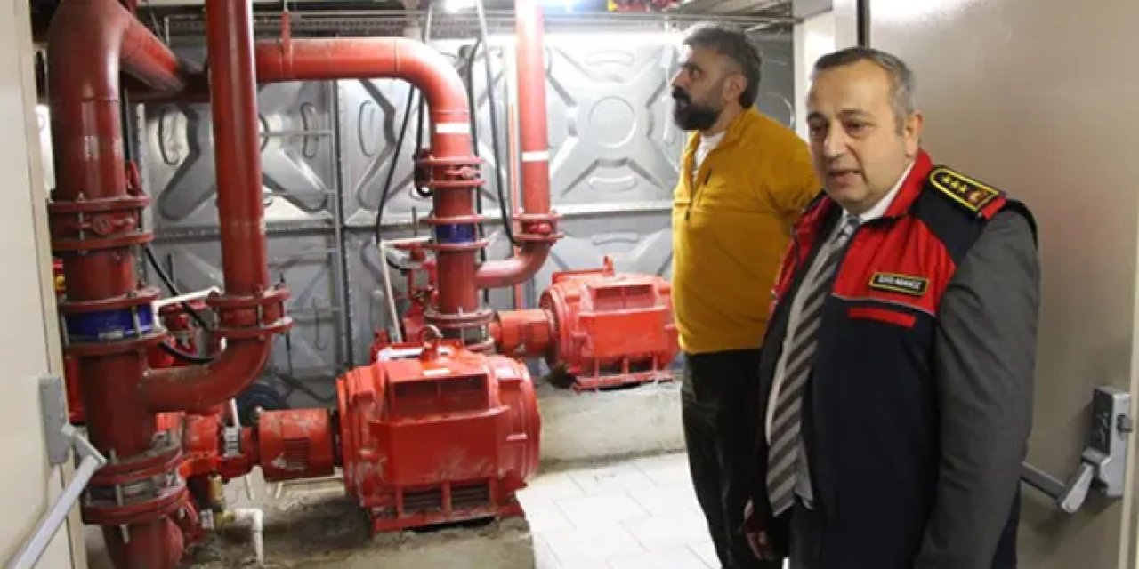 Trabzon’da itfaiye ekiplerinden tesislere sıkı denetim!