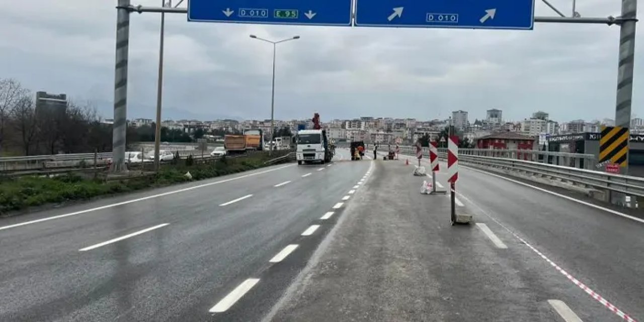 Samsun’da Anadolu’yu Karadeniz’e bağlayan kavşakta sona doğru