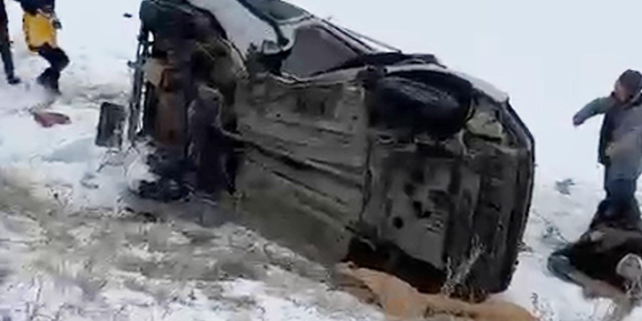 Erzurum'da feci kaza: 2 ölü, 3 yaralı