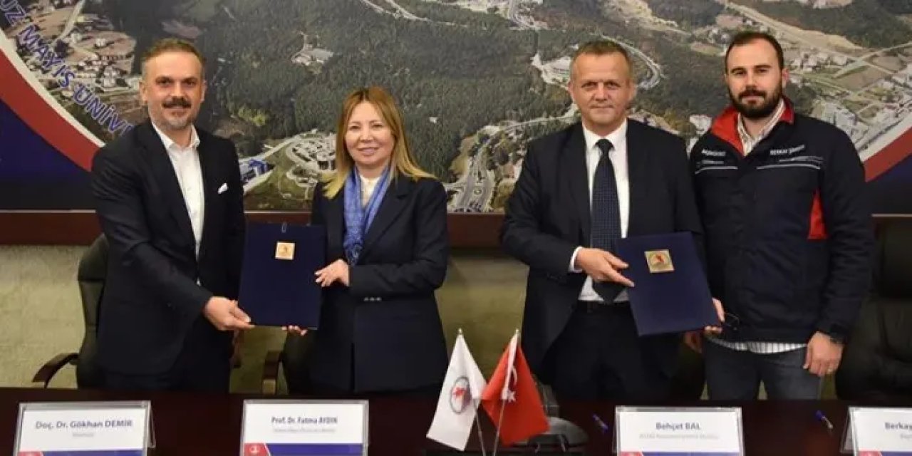 Samsun’da OMÜ’den heyelan protokolü